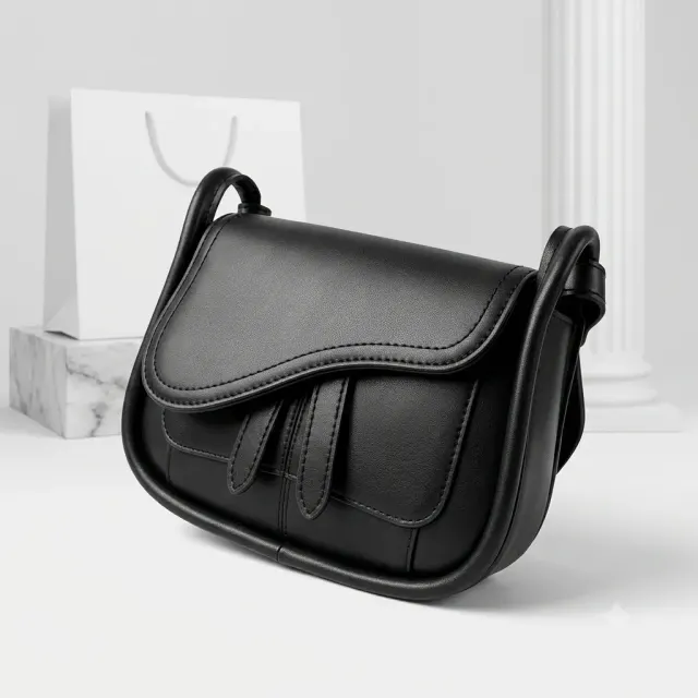 Midnight Saddle Crossbody Bag